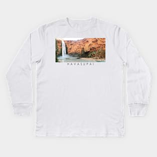 HAVASUPAI PARADISE PANORAMA Kids Long Sleeve T-Shirt